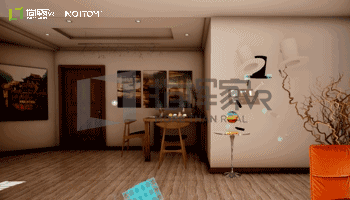 VR样板房：VRoom-XL多人交互替换地板材质